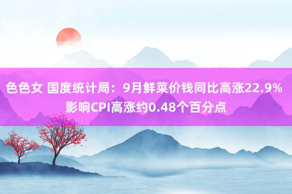 色色女 国度统计局：9月鲜菜价钱同比高涨22.9% 影响CPI高涨约0.48个百分点