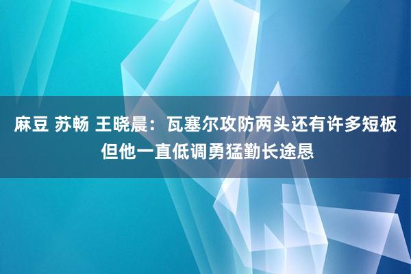 麻豆 苏畅 王晓晨：瓦塞尔攻防两头还有许多短板 但他一直低调勇猛勤长途恳